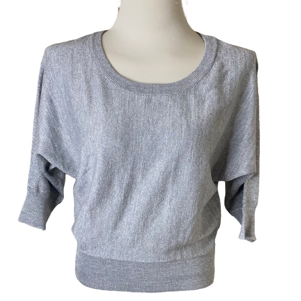 Wet Seal Silver Sweater Ladies Top